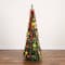 6ft. Pre-Lit Pop-Up Green Artificial Christmas Tree, Warm White LED Lights